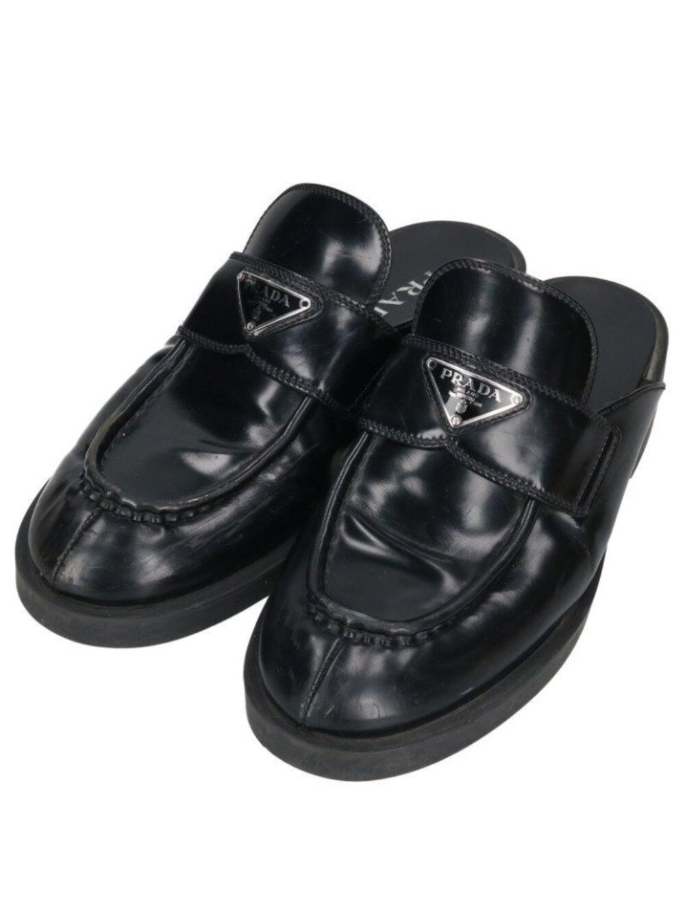 Prada Leather Mules